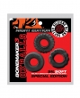 Oxballs Bonemaker Boner Cock Ring Kit Pack of 3 - Special Edition Night