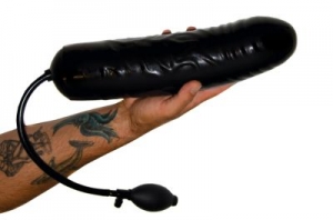 Leviathan Giant Inflatable Silicone Dildo w/ Internal Core