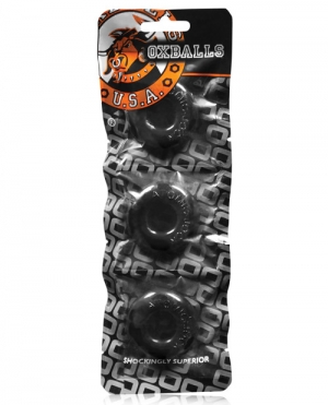 Oxballs Ringer - Black Pack of 3