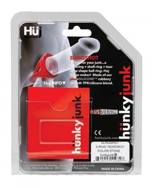 Hunky Junk Slingshot 3 Ring Teardrop - Cobalt