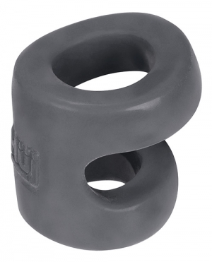 Hunky Junk Connect Cock Ring w/ Balltugger - Stone