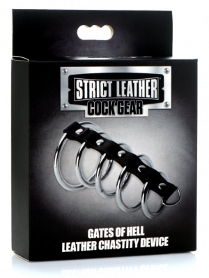 Leather and Steel Gates of Hell - Black